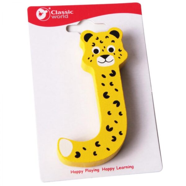 CLASSIC WORLD Drewniana Literka J-01 CLASSIC WORLD Drewniana Literka J-01