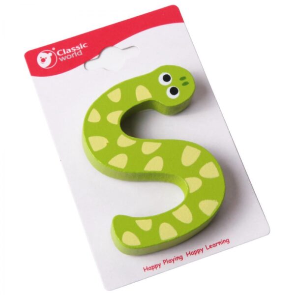 CLASSIC WORLD Drewniana Literka S-01 CLASSIC WORLD Drewniana Literka S-01