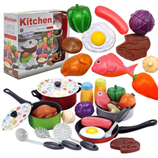 WOOPIE Zestaw XXL Kucharza Akcesoria Przybory Kuchenne 22 el.-01