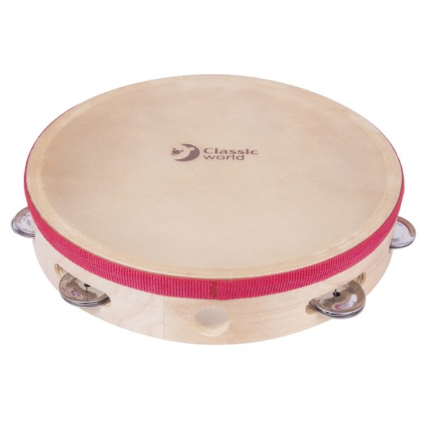 CLASSIC WORLD EDU Instrument Muzyczny Tamburyn 25 cm-01 CLASSIC WORLD EDU Instrument Muzyczny Tamburyn 25 cm-01