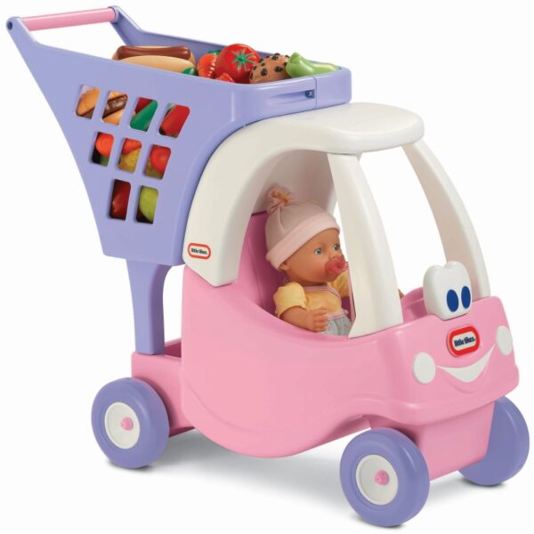 Wózek na zakupy dla dzieci Cozy Coupe  Little Tikes różowy-01