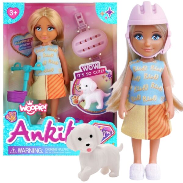 WOOPIE ROYAL Laleczka z Pieskiem i Hulajnogą-01