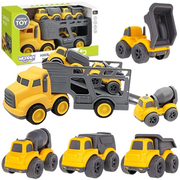 WOOPIE Laweta Zestaw 4w1 Pojazdy Budowlane-01 WOOPIE Laweta Zestaw 4w1 Pojazdy Budowlane-01
