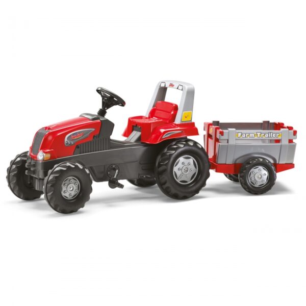 Rolly Toys RollyJunior RT - Traktor na pedały z przyczepą Junior 3-8 lat do 50kg-01 Rolly Toys RollyJunior RT - Traktor na pedały z przyczepą Junior 3-8 lat do 50kg-01