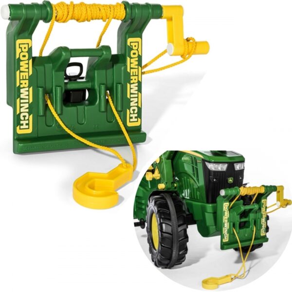 Rolly Toys rollyPowerwinch Wyciągarka John Deere Wciągarka do Traktorów-01 Rolly Toys rollyPowerwinch Wyciągarka John Deere Wciągarka do Traktorów-01