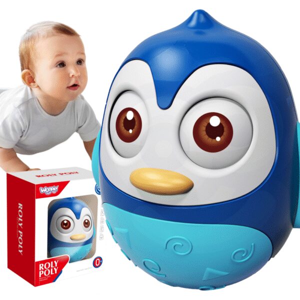 WOOPIE BABY Sensoryczny Pingwinek Wańka Wstańka-01 WOOPIE BABY Sensoryczny Pingwinek Wańka Wstańka-01