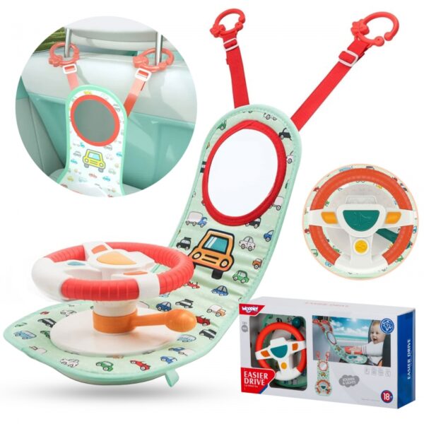 WOOPIE BABY Kierownica Interaktywna Do Samochodu Zestaw Małego Kierowcy-01