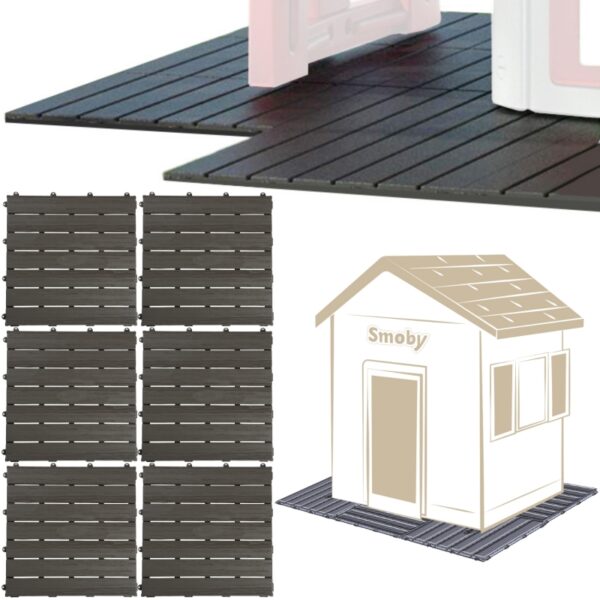 SMOBY Podłoga do Domku 6 części-01