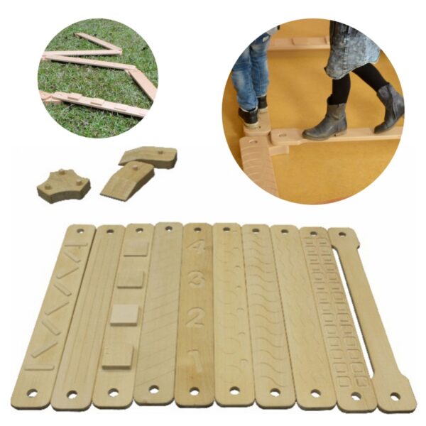 MASTERKIDZ Trening Balansu Równowagi Drewniane Deseczki-01