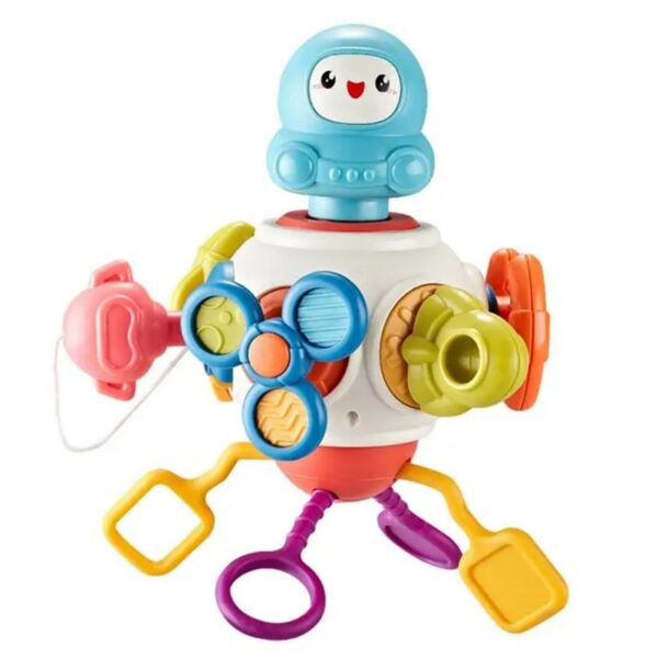 WOOPIE BABY Kostka Sześciościan Montessori Sensoryczna 8w1-01