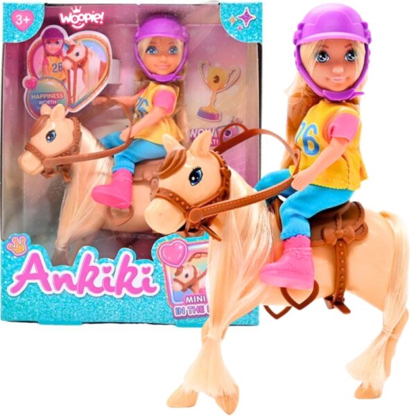 WOOPIE ROYAL Zestaw Laleczka Jeździec z Koniem-01