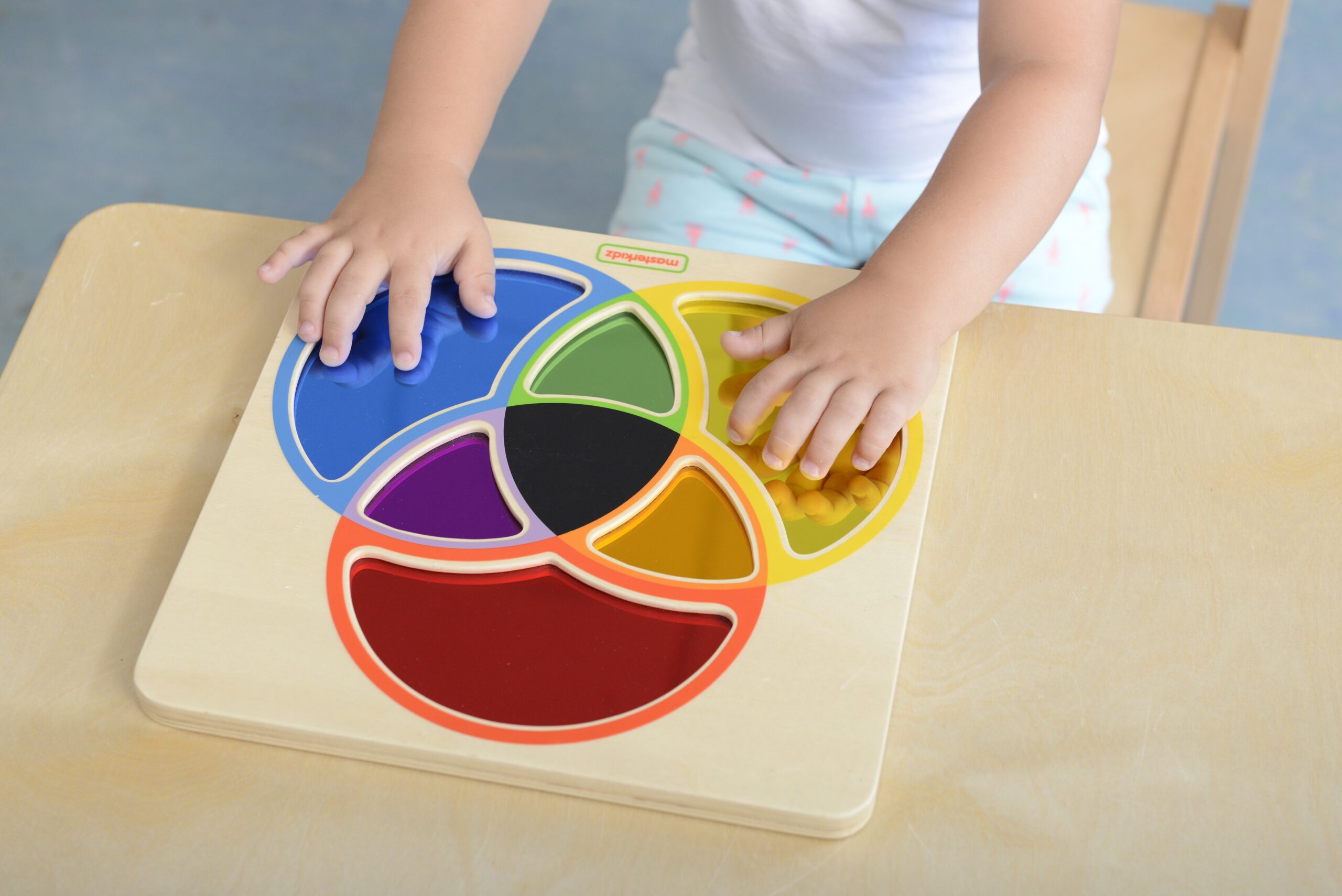 MASTERKIDZ Tablica Edukacyjna Lustro Nauka Mieszania Kolorów 2