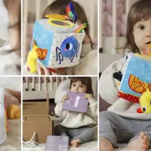 Pudełko edukacyjne Montessori 5w1 dla niemowląt FCS
