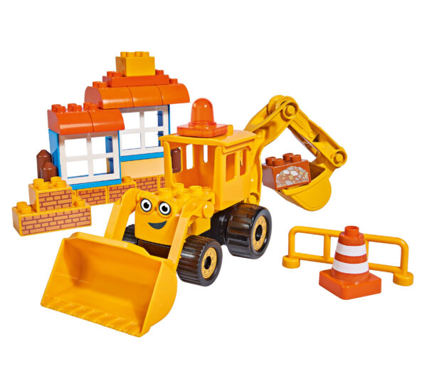 Klocki Bob Budowniczy Koparka 40 elem Big - 001