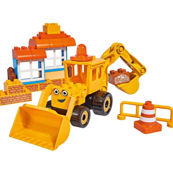 Klocki Bob Budowniczy Koparka 40 elem Big - 001