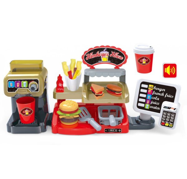 WOOPIE Fast Food XXL Sklep Restauracja Kasa + Dystrybutor Napojów - 005