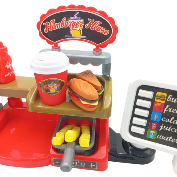 WOOPIE Fast Food XXL Sklep Restauracja Kasa + Dystrybutor Napojów - 007