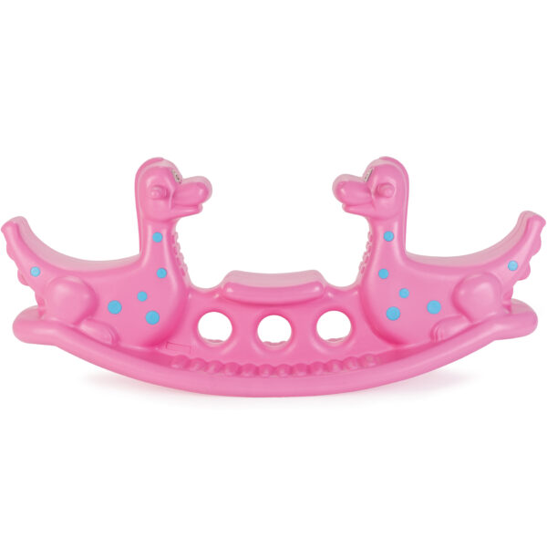 WOOPIE Bujak Wieloosobowy Dino Huśtawka Równoważna Różowa - 001 WOOPIE Bujak Wieloosobowy Dino Huśtawka Równoważna Różowa - 001
