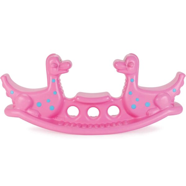 WOOPIE Bujak Wieloosobowy Dino Huśtawka Równoważna Różowa - 012
