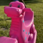 WOOPIE Bujak Wieloosobowy Dino Huśtawka Równoważna Różowa - 014