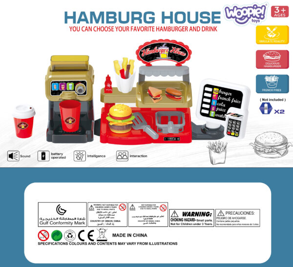 WOOPIE Fast Food XXL Sklep Restauracja Kasa + Dystrybutor Napojów - 013