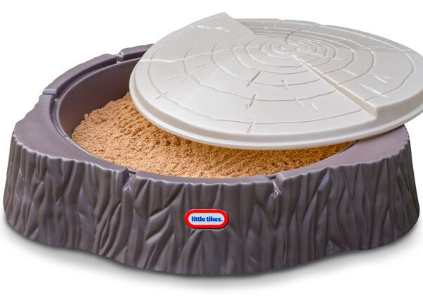 Little Tikes Duża Piaskownica Pień Drzewa Basen z Pokrywą - 001