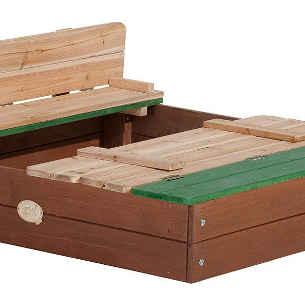 Ella Sandpit AXI wooden sandbox with benches - 001