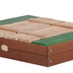 Drewniana piaskownica Ella Sandpit AXI z ławkami - 002