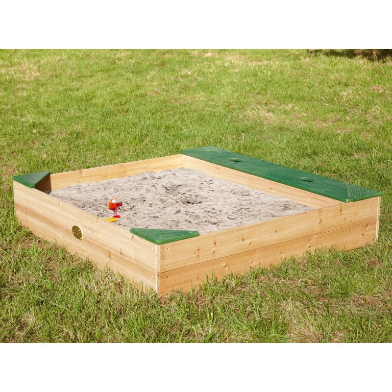 AXI Drewniana Piaskownica + Schowek Na Akcesoria + Plandeka - 010