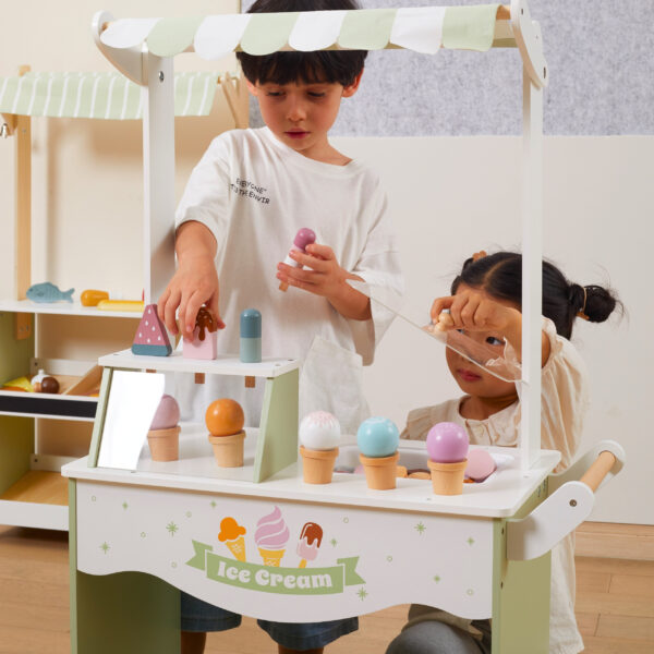 VIGA PolarB Drewniany Stragan z Lodami Lodziarnia Mobilna - 003