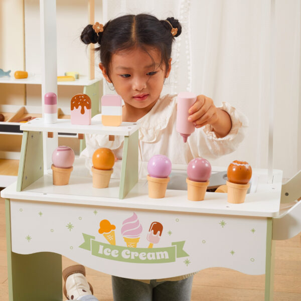 VIGA PolarB Drewniany Stragan z Lodami Lodziarnia Mobilna - 005