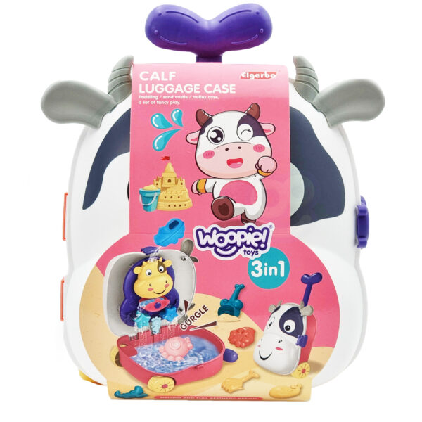 WOOPIE Zestaw do Piasku 3w1 Walizka Krówka Stolik Wodny - 007
