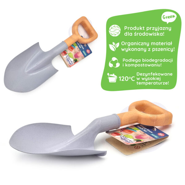 WOOPIE GREEN Łopatka do Piasku 33 cm BIODEGRADOWALNY ORGANICZNY MATERIAŁ - 002
