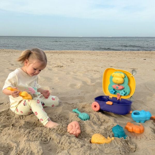 WOOPIE Zestaw do Piasku 3w1 Walizka Piesek Stolik Wodny - 004