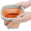 WOOPIE Zestaw Wiaderko Składane z Grabkami Łopatką Pomarańczowe - 005
