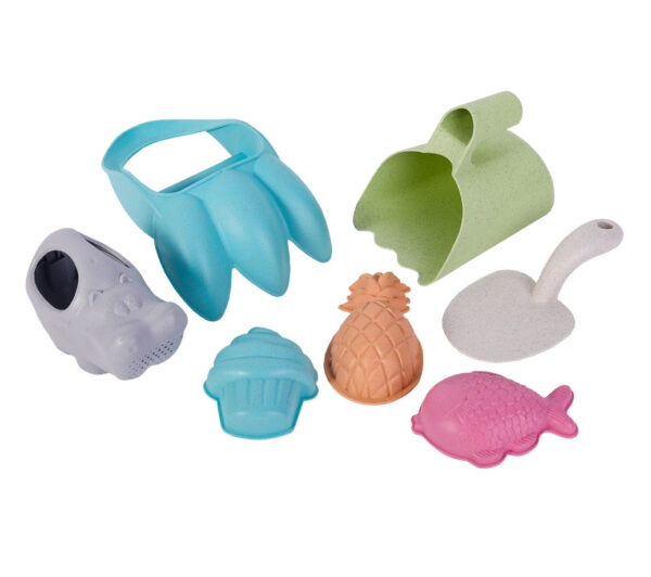 WOOPIE GREEN Zestaw do Piasku z Pazurami 7 el. BIODEGRADOWALNY ORGANICZNY MATERIAŁ - 004