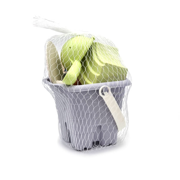 WOOPIE GREEN Zestaw do Piasku w Wiaderku Wieża 8 el. BIODEGRADOWALNY ORGANICZNY MATERIAŁ - 005