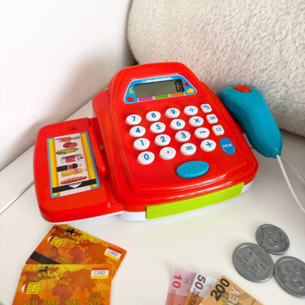 WOOPIE Kasa Sklepowa z Kalkulatorem i Akcesoriami - 007