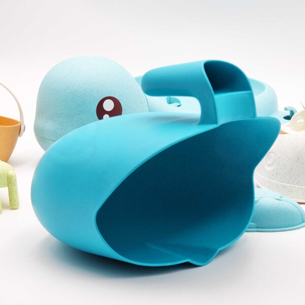 WOOPIE GREEN  Zestaw 2w1 do Piasku i Wanny Żółwik Niebieski 8 el. BIODEGRADOWALNY ORGANICZNY MATERIAŁ - 016