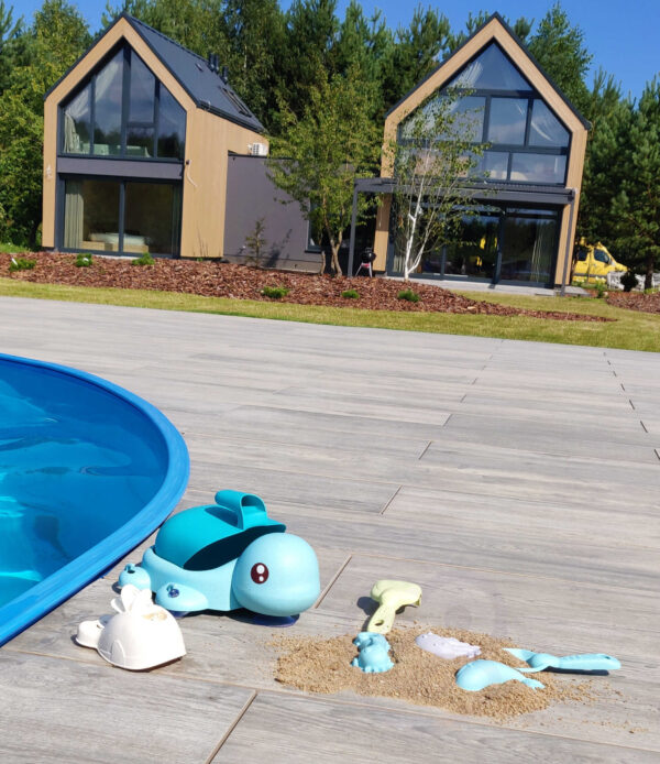 WOOPIE GREEN  Zestaw 2w1 do Piasku i Wanny Żółwik 8 el. BIODEGRADOWALNY ORGANICZNY MATERIAŁ - 002