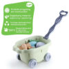 WOOPIE GREEN Zestaw do Piasku z Wózkiem 13 el. BIODEGRADOWALNY ORGANICZNY MATERIAŁ - 002
