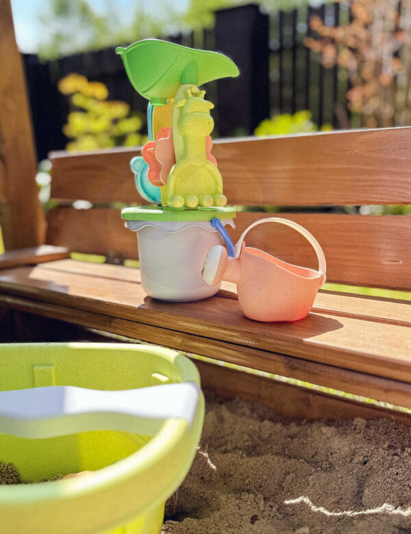 WOOPIE GREEN Zestaw do Piasku z Wózkiem 13 el. BIODEGRADOWALNY ORGANICZNY MATERIAŁ - 010