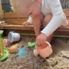 WOOPIE GREEN Zestaw do Piasku z Wózkiem 13 el. BIODEGRADOWALNY ORGANICZNY MATERIAŁ - 011