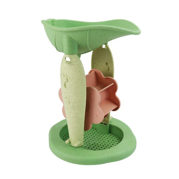 WOOPIE GREEN Zestaw do Piasku w Wiaderku z Kołowrotkiem 9 el. BIODEGRADOWALNY ORGANICZNY MATERIAŁ - 002