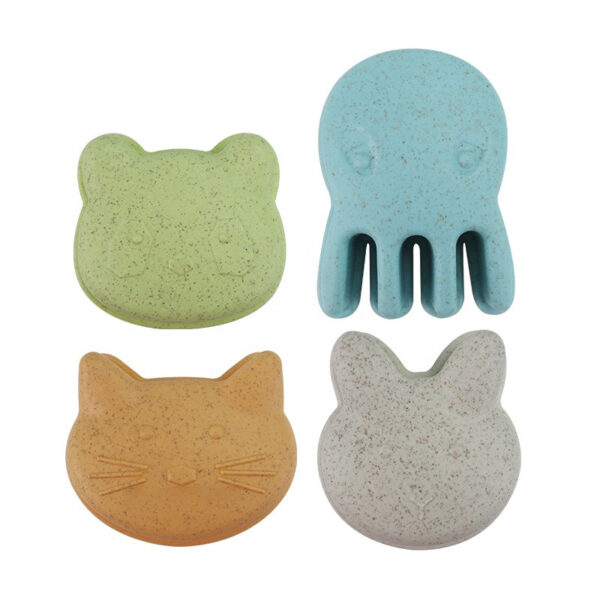 WOOPIE GREEN Zestaw do Piasku w Wiaderku z Kołowrotkiem 9 el. BIODEGRADOWALNY ORGANICZNY MATERIAŁ - 005