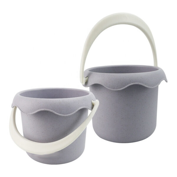 WOOPIE GREEN Zestaw do Piasku w Wiaderku z Kołowrotkiem 9 el. BIODEGRADOWALNY ORGANICZNY MATERIAŁ - 006