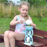 WOOPIE GREEN Zestaw do Piasku z Kołowrotkiem i Konewką 10 el. BIODEGRADOWALNY ORGANICZNY MATERIAŁ - 003