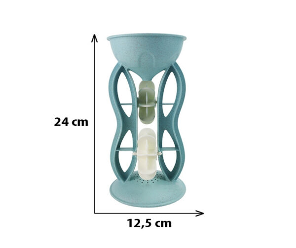 WOOPIE GREEN Zestaw do Piasku z Kołowrotkiem i Konewką 10 el. BIODEGRADOWALNY ORGANICZNY MATERIAŁ - 013