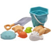 WOOPIE GREEN Zestaw do Piasku w Wiaderku 8 el. BIODEGRADOWALNY ORGANICZNY MATERIAŁ - 006