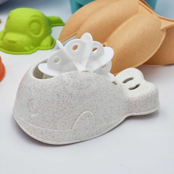 WOOPIE GREEN Zestaw do Piasku w Wiaderku 8 el. BIODEGRADOWALNY ORGANICZNY MATERIAŁ - 007